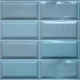 Panou decorativ, PVC, model caramida 3D, albastru, 96x48.5 cm - imagine 5