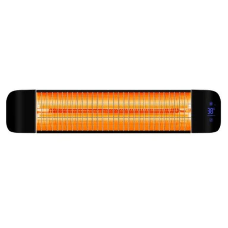 Panou Radiant de Incalzire cu Infrarosu 2400 W Smart WIFI si Telecomanda Senzor de Miscare 4 Trepte 24 H Timer Interior Exterior IP65