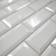 Panou decorativ, PVC, model caramida 3D, alb, 96x48.5 cm - imagine 5
