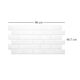 Panou decorativ, PVC, model caramida 3D, gri, 96x48.5 cm - imagine 4