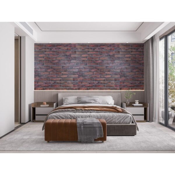 Panou decorativ, PVC, model caramida 3D, maro ars, 96x48.5 cm - imagine 5