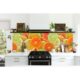 Panou decorativ, PVC, model citrice, portocaliu, 96x48.5cm - imagine 3