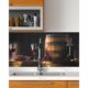 Panou decorativ, PVC, model vin, maro si negru, 96x48.5 cm - imagine 6