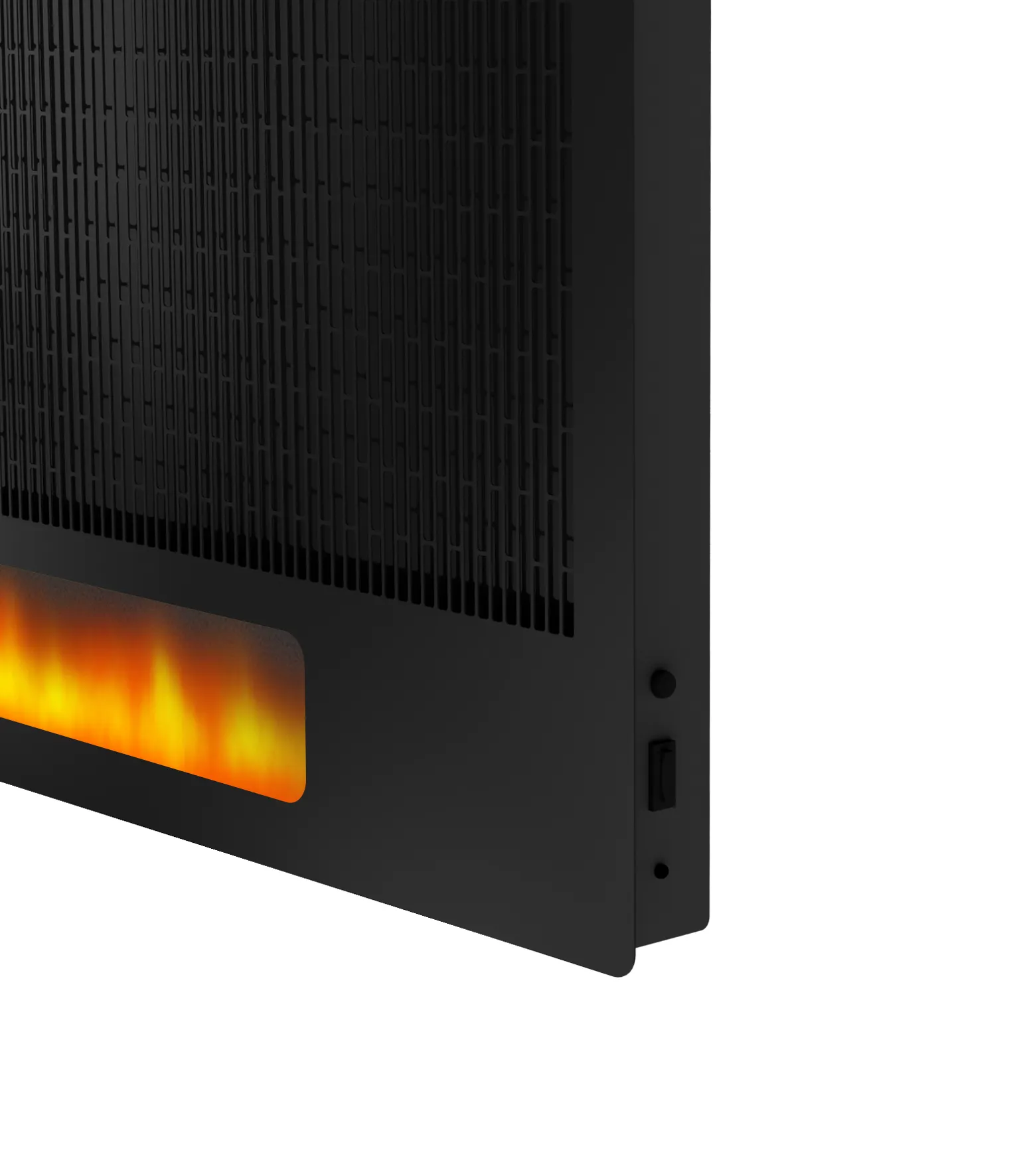 Panou radiant cu proiectie flacara LED Smart WiFi termostat integrat 1700W design modern 84 x 56 cm 4 1