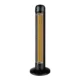 Incalzitor radiant cu Infrarosu, 2000W, senzor de miscare, telecomanda, display LED, 2 trepte de putere, interior-exterior, negru