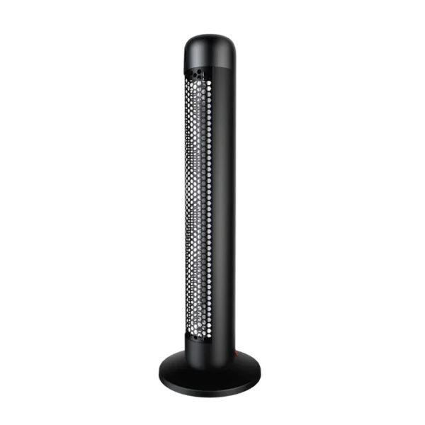 Incalzitor radiant cu Infrarosu, 2000W, senzor de miscare, telecomanda, display LED, 2 trepte de putere, interior-exterior, negru - imagine 3