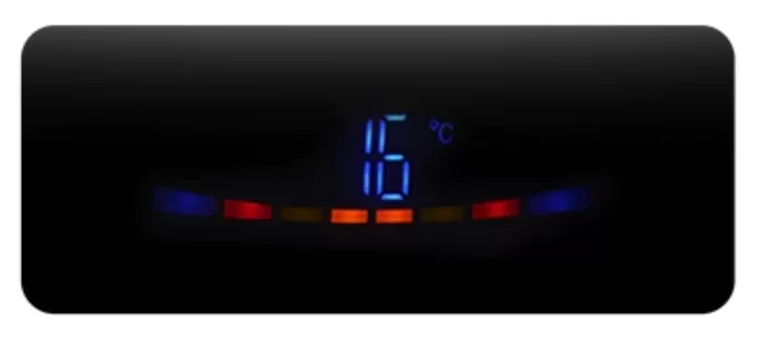 Panou radiant de incalzire cu Infrarosu 2400W control WI FI si telecomanda Interior Exterior display LED negru 8 1