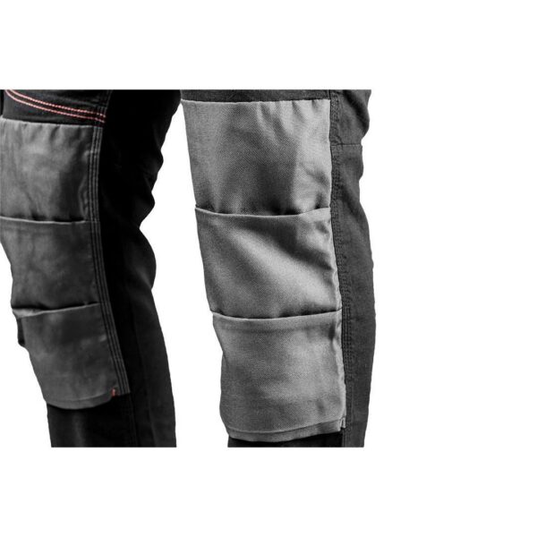 Pantaloni de lucru cu pieptar, salopeta, slim fit, model HD, marimea XS/46, NEO - imagine 3