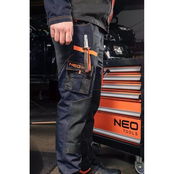 Pantaloni de lucru, model Garage, bumbac, marime XL/54, NEO - imagine 6