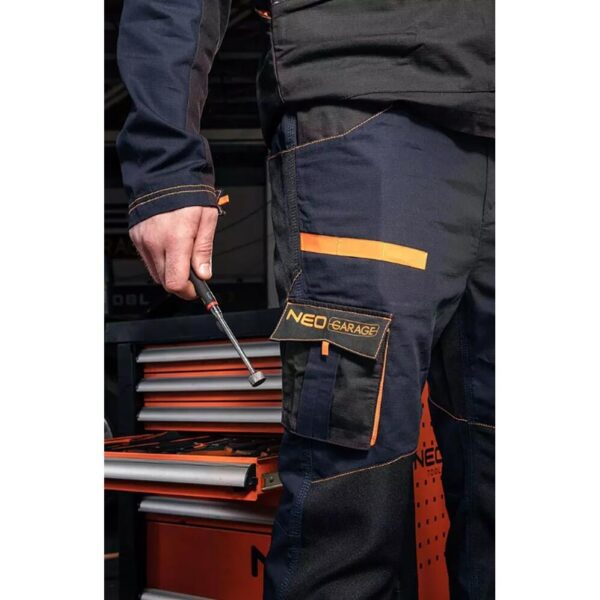 Pantaloni de lucru, model Garage, bumbac, marime XL/54, NEO - imagine 4