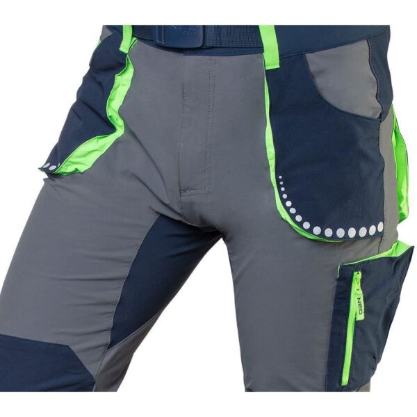Pantaloni de lucru slim fit, elastici in 4 directii, model Premium, marimea S/48, NEO - imagine 8