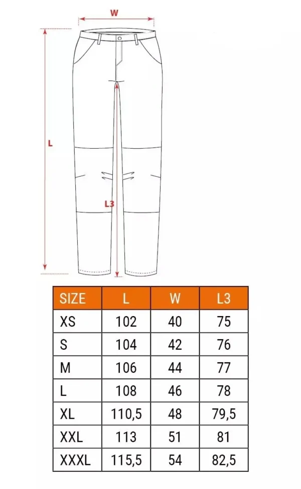 Pantaloni de lucru, bumbac, marimea M/50, NEO - imagine 11