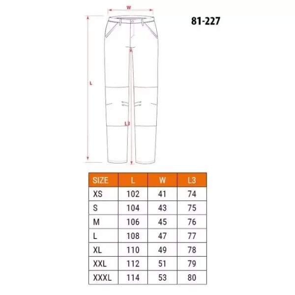 Pantaloni de lucru, model Premium, bumbac, marimea L/52, NEO - imagine 18