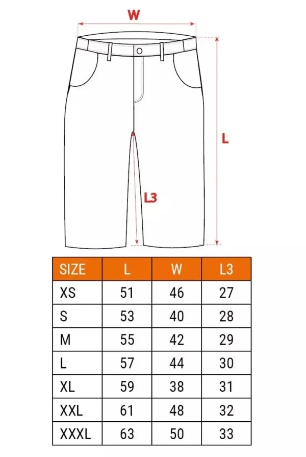 Pantaloni scurti de lucru slim fit, model HD, marimea XS/46, NEO - imagine 5