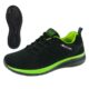 Pantofi casual, elemente flourescente, talpa spuma Eva, negru si verde, marime 38 - imagine 3