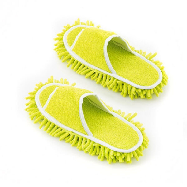 Papuci de casa Mop Mop&Go Innovagoods pentru curatarea si lustruirea podelei - imagine 1