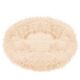 Culcus moale, pentru caine/pisica, crem, 60 cm - imagine 3