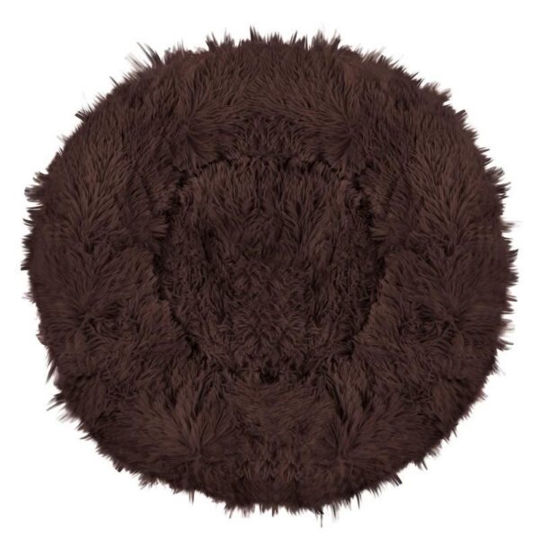 Culcus moale, pentru caine/pisica, maro, 60 cm - imagine 8