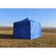 Pavilion pentru gradina/comercial, cadru metalic, 3 pereti, pliabil, albastru, 3x3x3.16 m - imagine 3