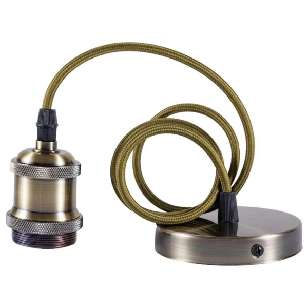 Pendul Vintage pentru Bec, Dulie E27 - imagine 1
