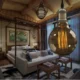 Pendul Vintage pentru Bec, Dulie E27 - imagine 3
