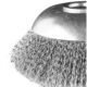 Perie sarma, circulara, pentru motocoasa/trimmer, otel, 150x25.4 mm, Graphite - imagine 5