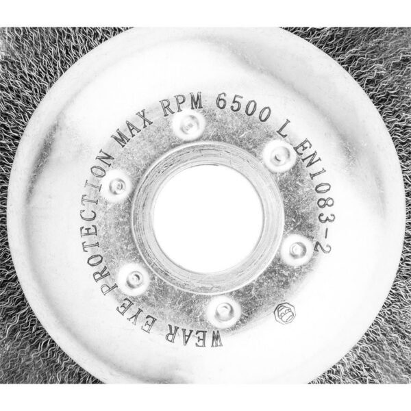Perie sarma, circulara, pentru motocoasa/trimmer, otel, 150x25.4 mm, Graphite - imagine 4