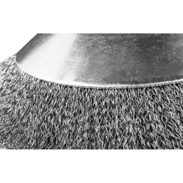 Perie sarma, circulara, pentru motocoasa/trimmer, otel, 200x25.4 mm, Graphite - imagine 5