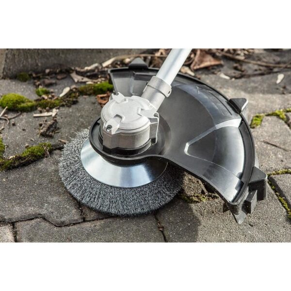 Perie sarma, circulara, pentru motocoasa/trimmer, otel, 200x25.4 mm, Graphite - imagine 3