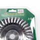 Perie sarma, tip cupa, cu toroane, pentru motocoasa/trimmer, Micul Fermier, 200 mm - imagine 5