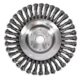 Perie sarma, tip cupa, cu toroane, pentru motocoasa/trimmer, Micul Fermier, 200 mm - imagine 2