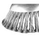 Perie sarma, tip cupa, cu toroane, pentru motocoasa/trimmer, otel, 150x25.4 mm, Graphite  - imagine 5