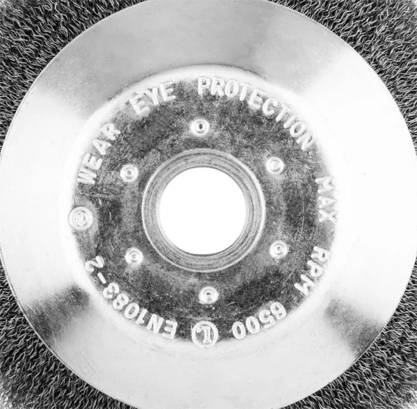 Perie sarma, circulara, pentru motocoasa/trimmer, otel, 200x25.4 mm, Graphite - imagine 7