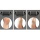 Pila electrica penru calcaie Soulima SilkySkin, Acumulator, Set Multifunctional, 6 Capete Interschimbabile, 2 viteze, Display LED, ergonomic, Negru - imagine 12