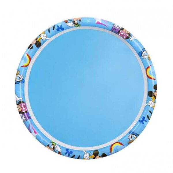 Piscina gonflabila pentru copii, rotunda, model Mickey Mouse, 122x25 cm - imagine 2