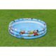 Piscina gonflabila pentru copii, rotunda, model Mickey Mouse, 122x25 cm - imagine 4