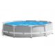 Piscina structura metalica, rotunda, cu filtru, pompa, gri, 305x76 cm, Intex Prism Frame - imagine 5