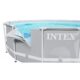 Piscina structura metalica, rotunda, cu filtru, pompa, gri, 305x76 cm, Intex Prism Frame - imagine 2