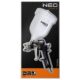 Pistol de vopsit, vas superior plastic, 4 bar, 0.6 L, 1.5 mm, NEO - imagine 2