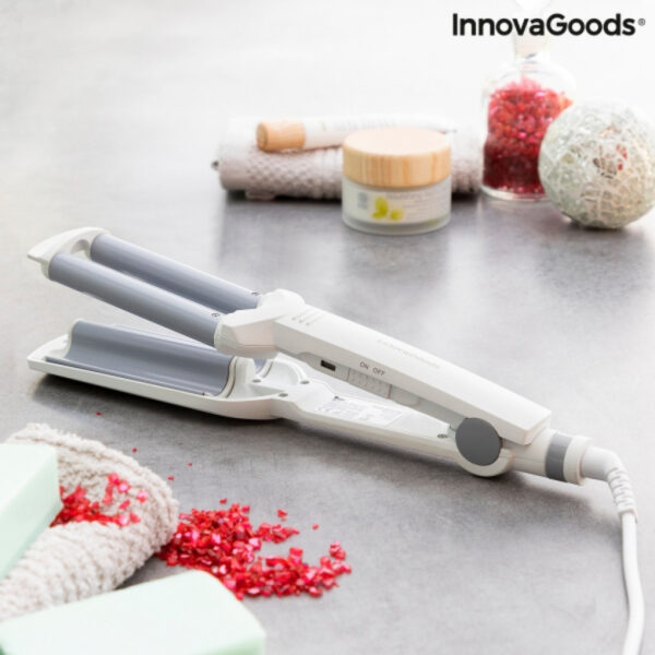 Placa de par din ceramica pentru bucle Wavio InnovaGoods 55 W Wellness Beauty - imagine 3