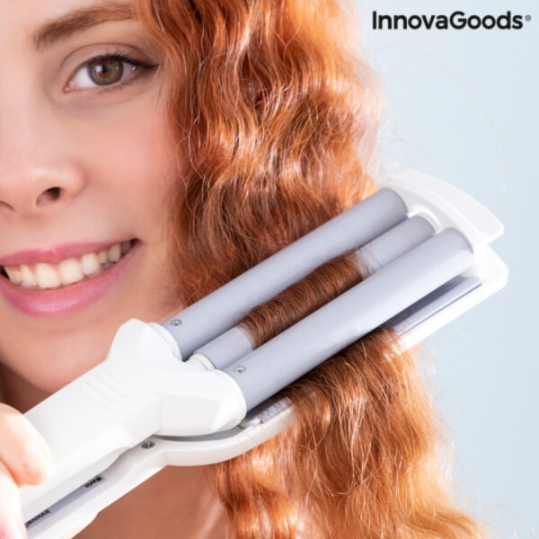Placa de par din ceramica pentru bucle Wavio InnovaGoods 55 W Wellness Beauty - imagine 8