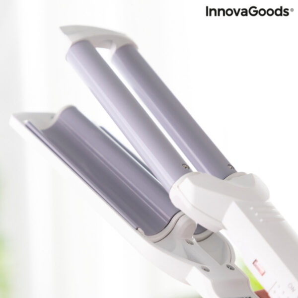 Placa de par din ceramica pentru bucle Wavio InnovaGoods 55 W Wellness Beauty - imagine 7