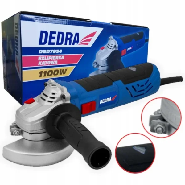 Polizor unghiular, flex, 1100 W, 125 mm, Dedra - imagine 7