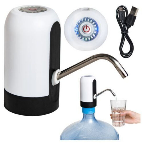 Popma electrica de apa pentru bidoane, universala, incarcare USB - imagine 1