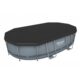 Prelata acoperire piscina, PVC, neagra, 418x230 cm, Bestway Flowclear - imagine 4