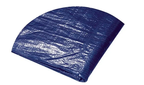 Prelata impermeabila rotunda cu inele, diametru 5.4 m, PE, 120 g/mp - imagine 2