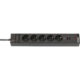 Prelungitor Brennenstuhl Gaming GSL 05 USB, 5 prize, 2 USB, 2.4A, Iluminare LED, 1,5m Buton On/Off, Incarcare rapida - imagine 6
