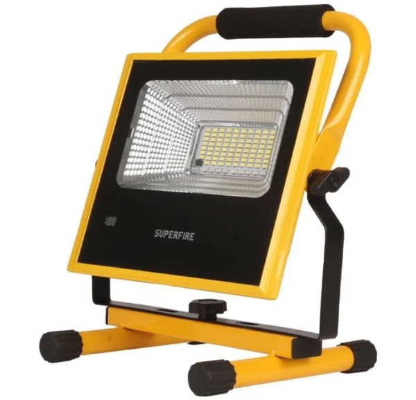 Proiector LED portabil Superfire FS1-A, 25W, 850 lm, reincarcabil, Acumulator 4500 mAh - imagine 1