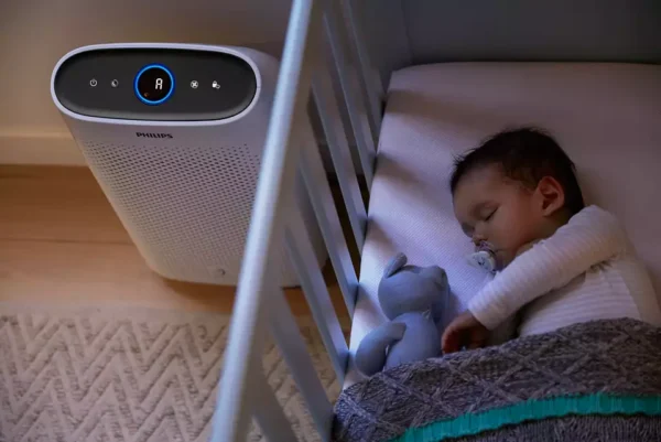 Purificator aer PHILIPS AC1214/10, Tehnologie AeraSense + VitaShield, 63 mp, 4 trepte viteza, Hepa NanoProtect, Wi-Fi - imagine 11
