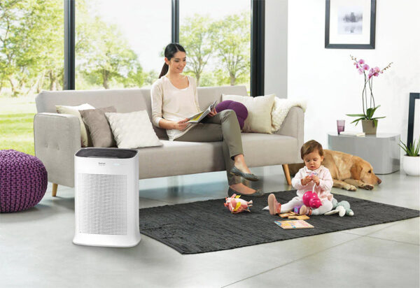 Purificator aer ROWENTA Pure Air, 5 trepte viteza, 65W - 60 mp, eficienta 99.99%, alb - imagine 4
